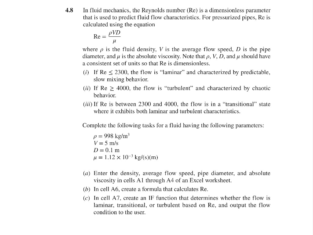 solved-4-8-in-fluid-mechanics-the-reynolds-number-re-is-a-chegg