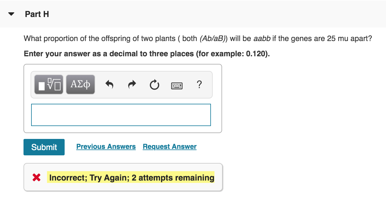 Solved So I need help on Part H, I have already tried the | Chegg.com
