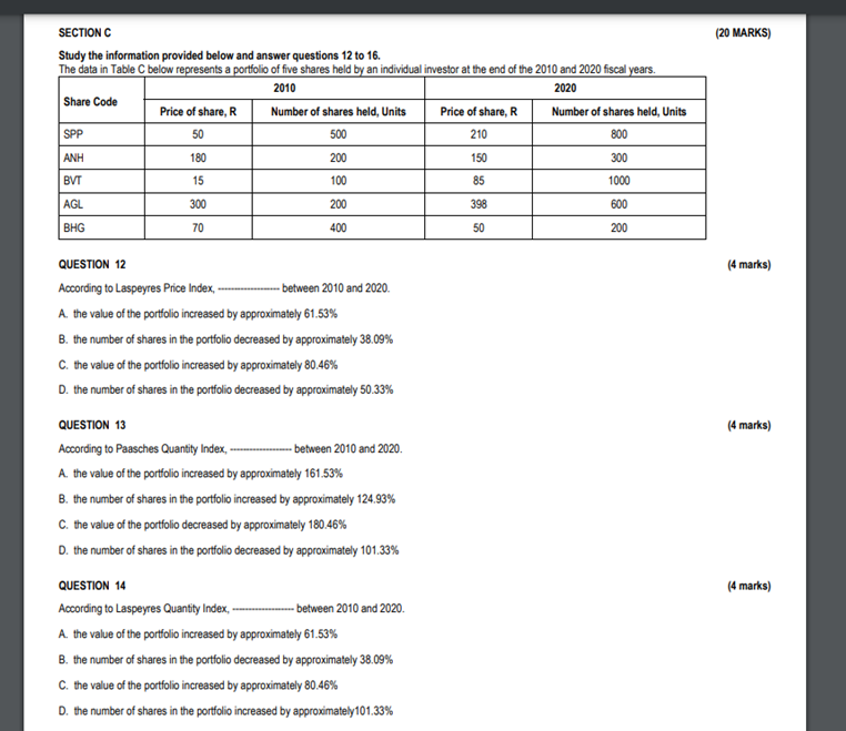Solved Study the information provided below and answer | Chegg.com