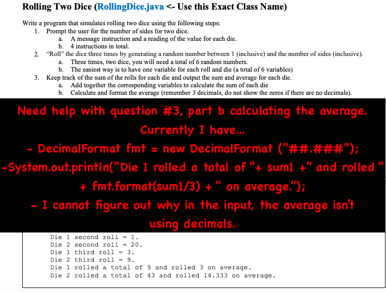 math.random java dice yahoo answers