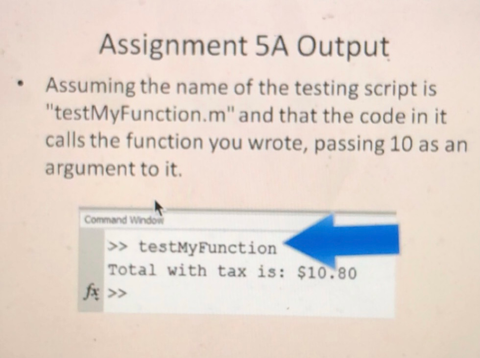Solved Assignment 5A Write a function that calculates and | Chegg.com