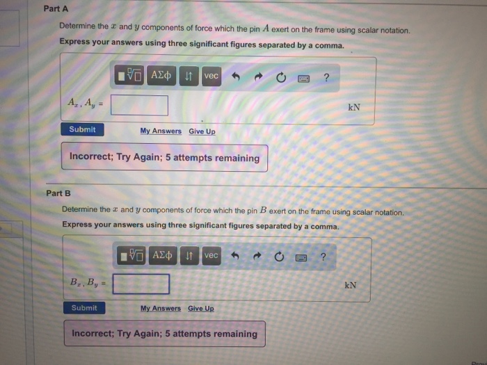 Solved Problem 6.76 Consider the frame shown in (Figure 1). | Chegg.com