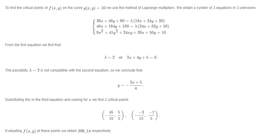 Solved Can you please show the steps of how the system of | Chegg.com