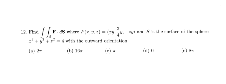 Solved Sss 12 Find 3 F Ds Where F X Y Z Xy Zy Z Chegg Com