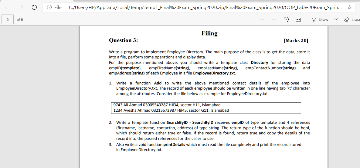 Solved с File C:/Users/HP/AppData/Local/Temp/Temp | Chegg.com