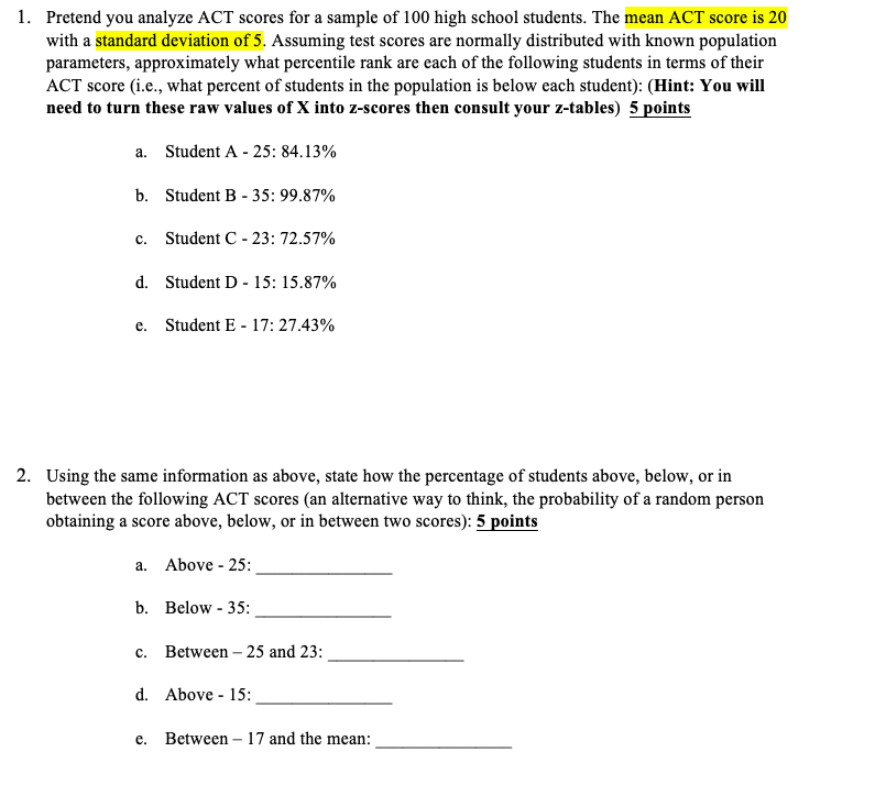 solved-1-pretend-you-analyze-act-scores-for-a-sample-of-100-chegg