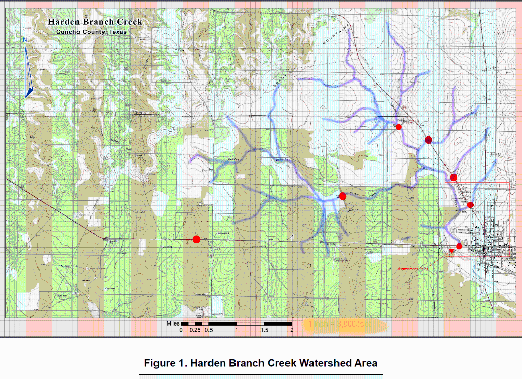 1.Draw the boundary of the entire watershed area