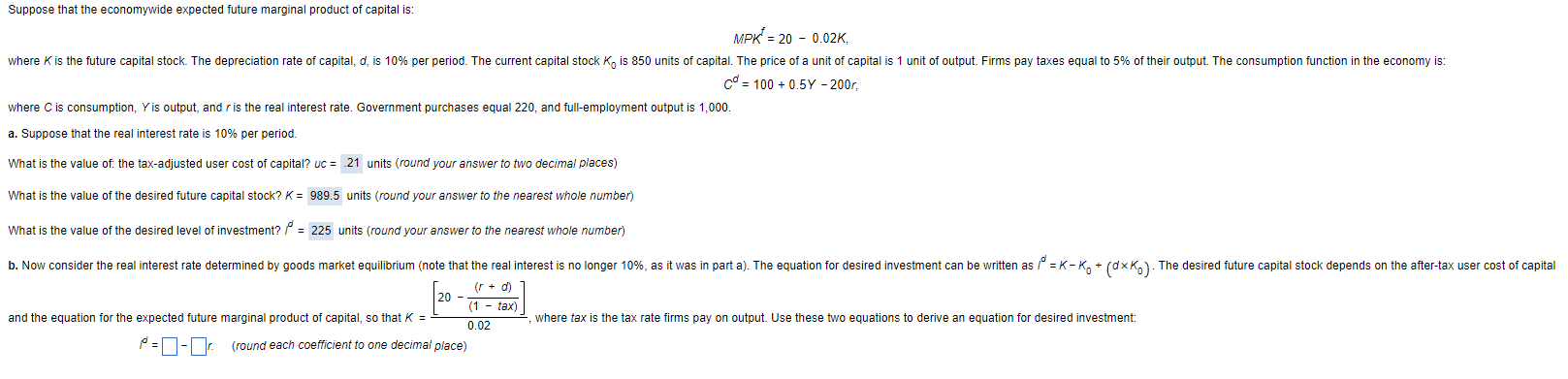 Solved The ones filled in are correct. Please answer the | Chegg.com