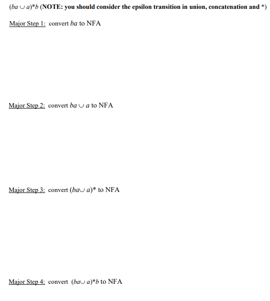 Solved Ba U A B Note You Should Consider The Epsilon Chegg Com