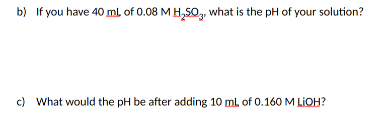 Solved Titration Practice Problem 1) Consider The Case Where | Chegg.com