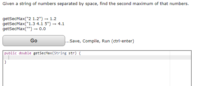 Solved Given A String Of Numbers Separated By Space Find Chegg Com