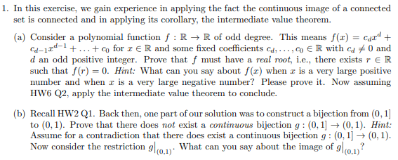 Solved 1b- Real Analysis- Answer part b please. (I will | Chegg.com