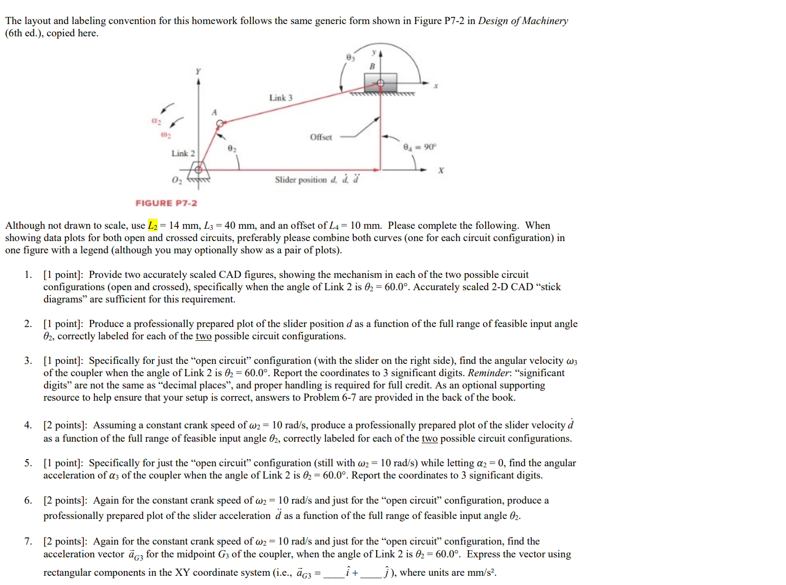 Solved The layout and labeling convention for this homework | Chegg.com