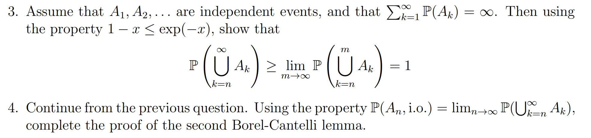 Solved Given a sample space Ω and a σ-algebra F of Ω, a | Chegg.com