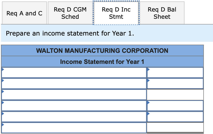Solved Walton Manufacturing Corporation was started with the