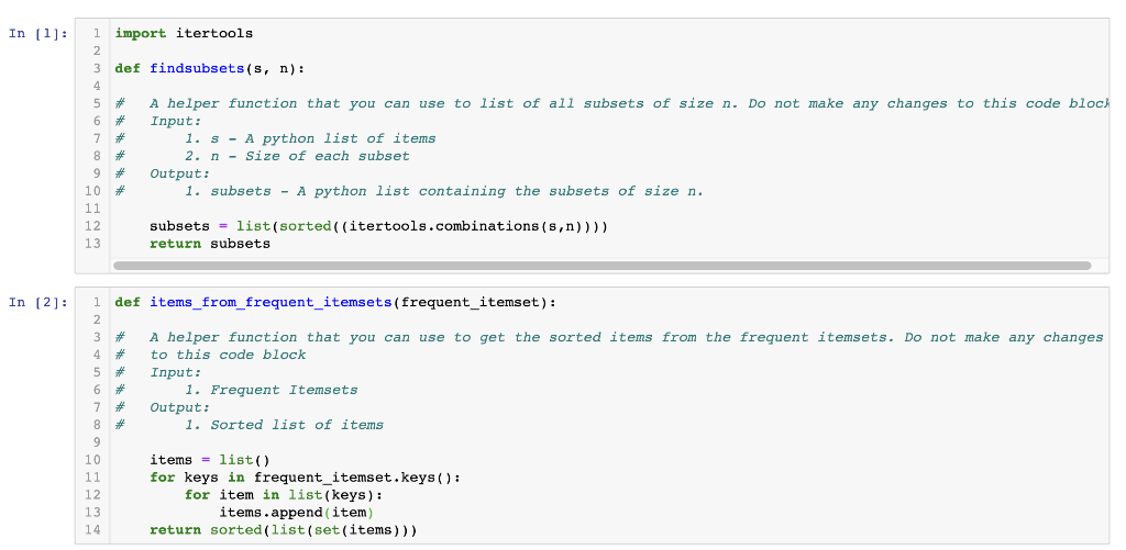 Solved [10 points] Problem 1 - Apriori Implementation A | Chegg.com