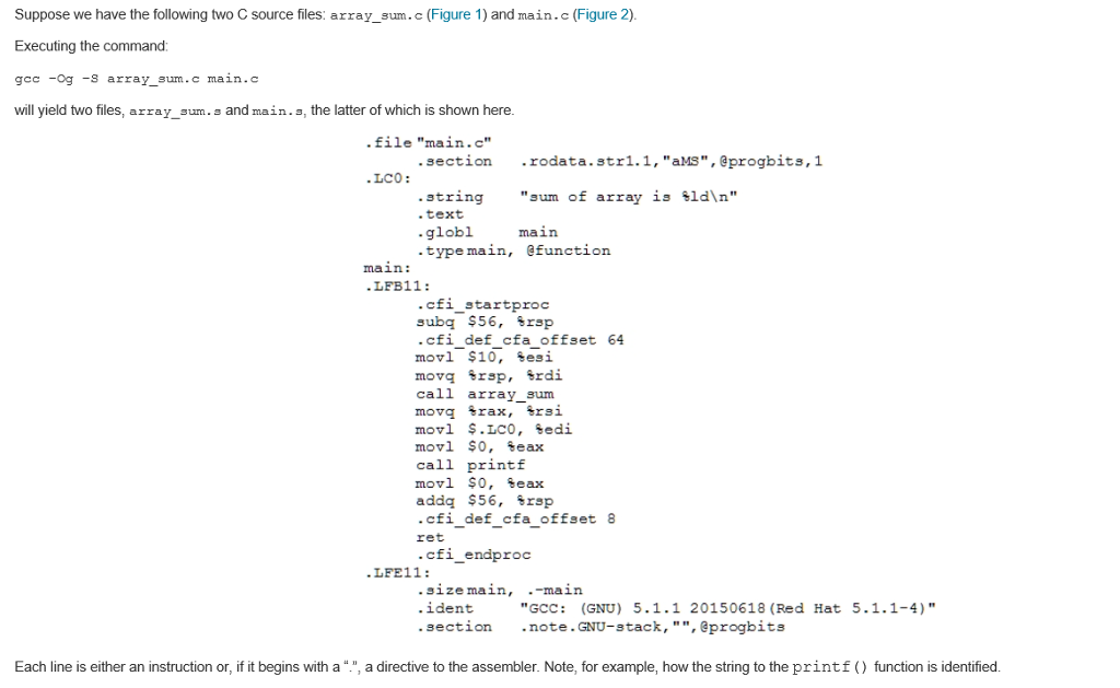 Solved long array sum (int *p array, int array size) long | Chegg.com