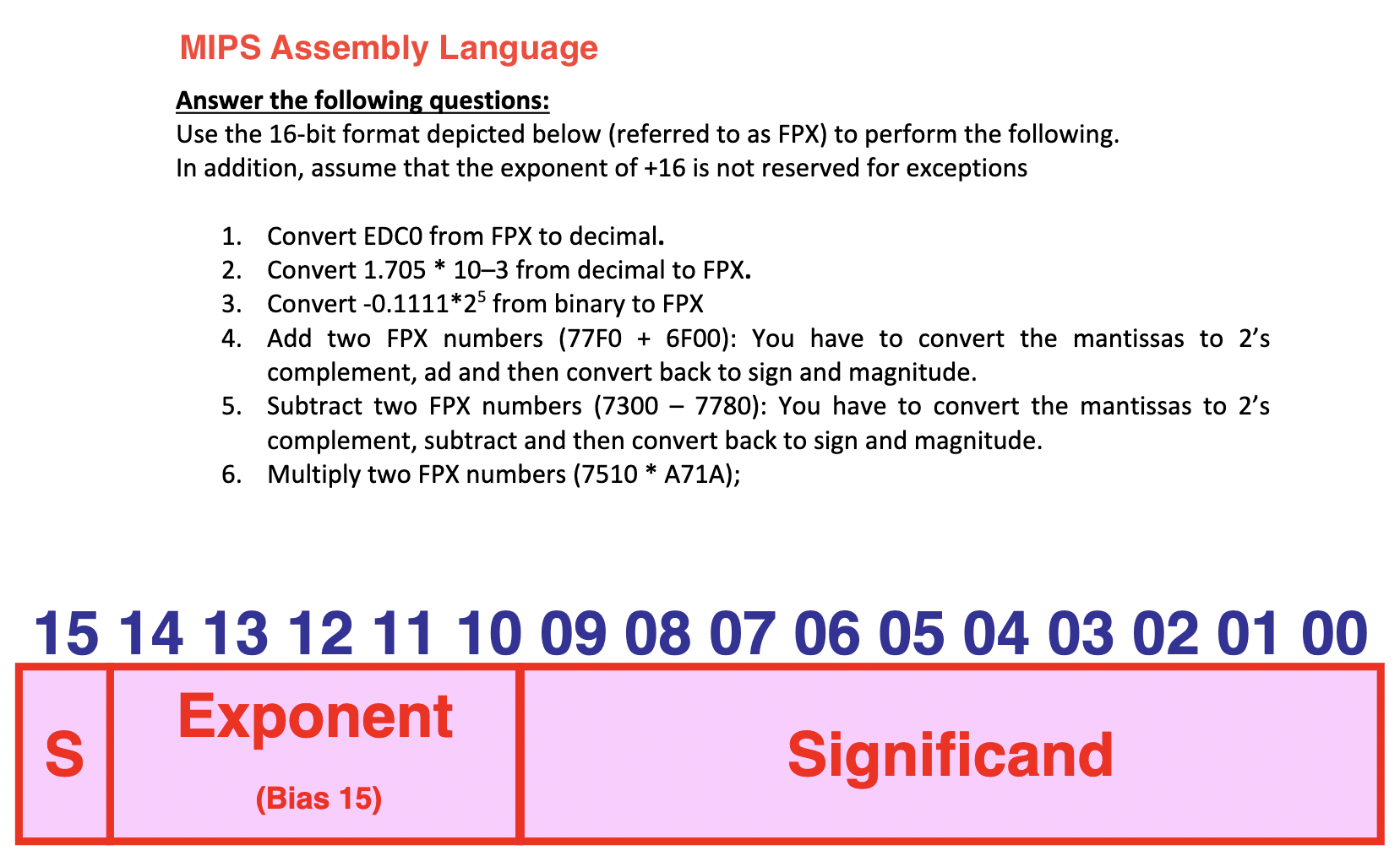 Solved MIPS Assembly Language Answer the following | Chegg.com