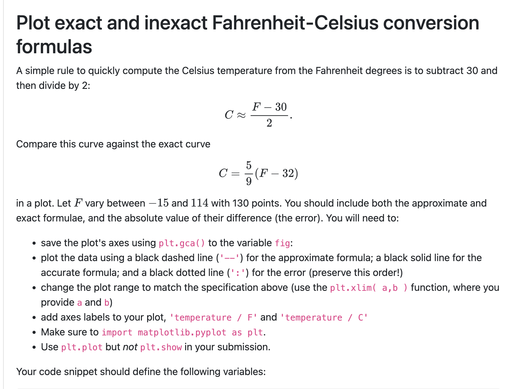 Fahrenheit to Celsius Conversion 