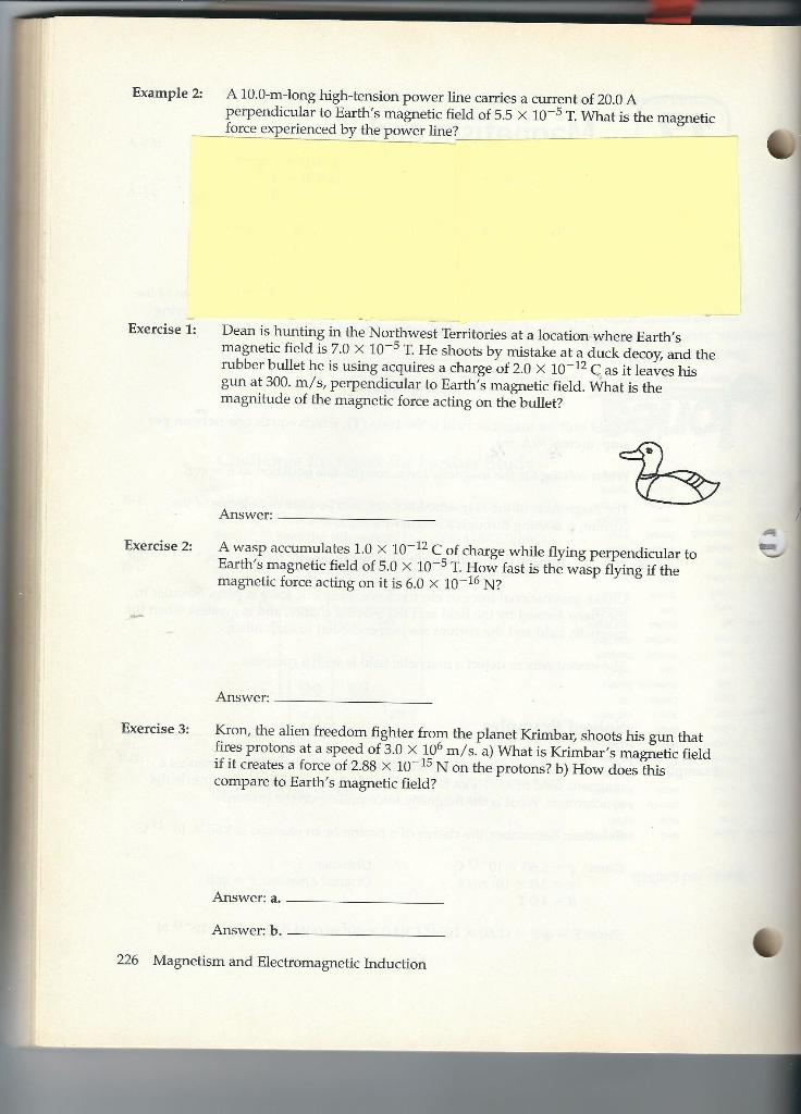 Solved Example 2: A 10.0-m-long high-tension power line | Chegg.com