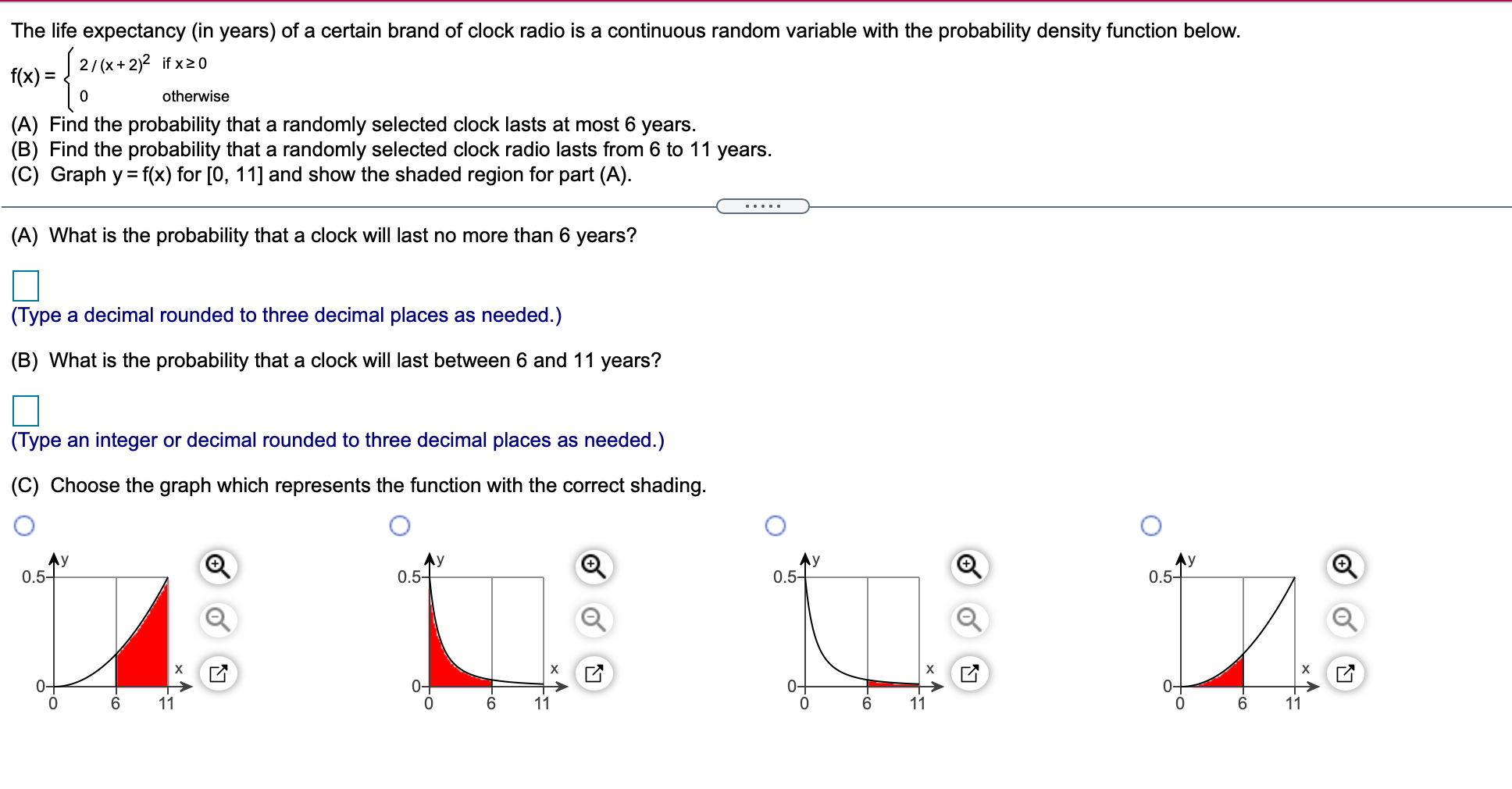 Solved The life expectancy (in years) of a certain brand of | Chegg.com