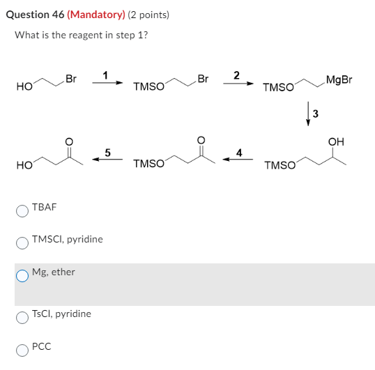 Solved Question 46 (Mandatory) (2 points) What is the | Chegg.com