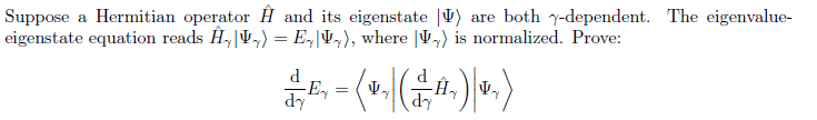 Solved Suppose a Hermitian operator Ĥ and its eigenstate V) | Chegg.com