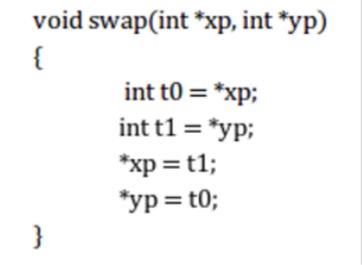 Solved 1. Write the following swap function to the IA-32 | Chegg.com