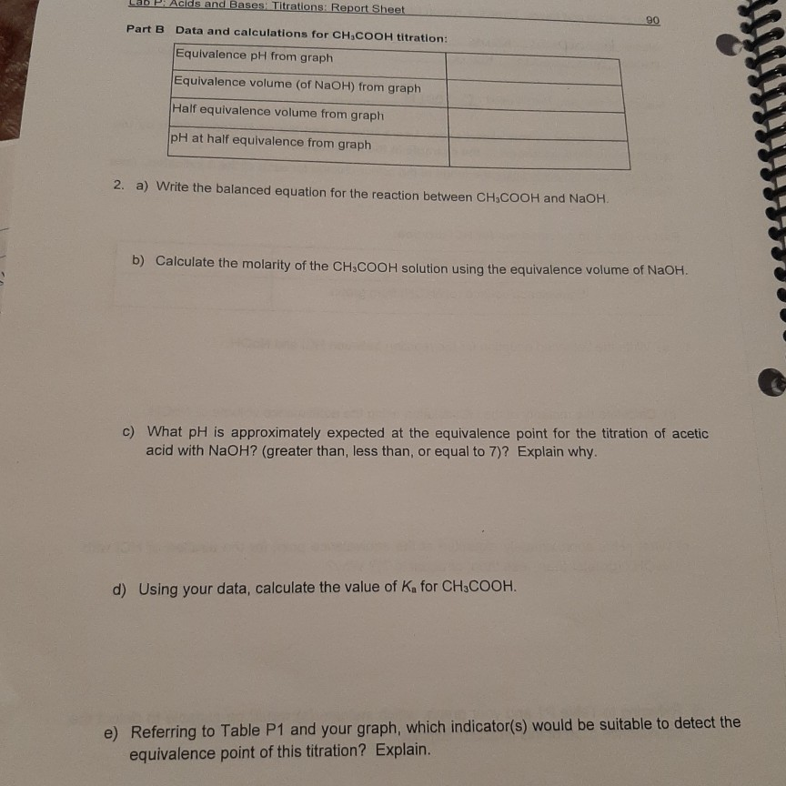 calculate ka of ch3cooh