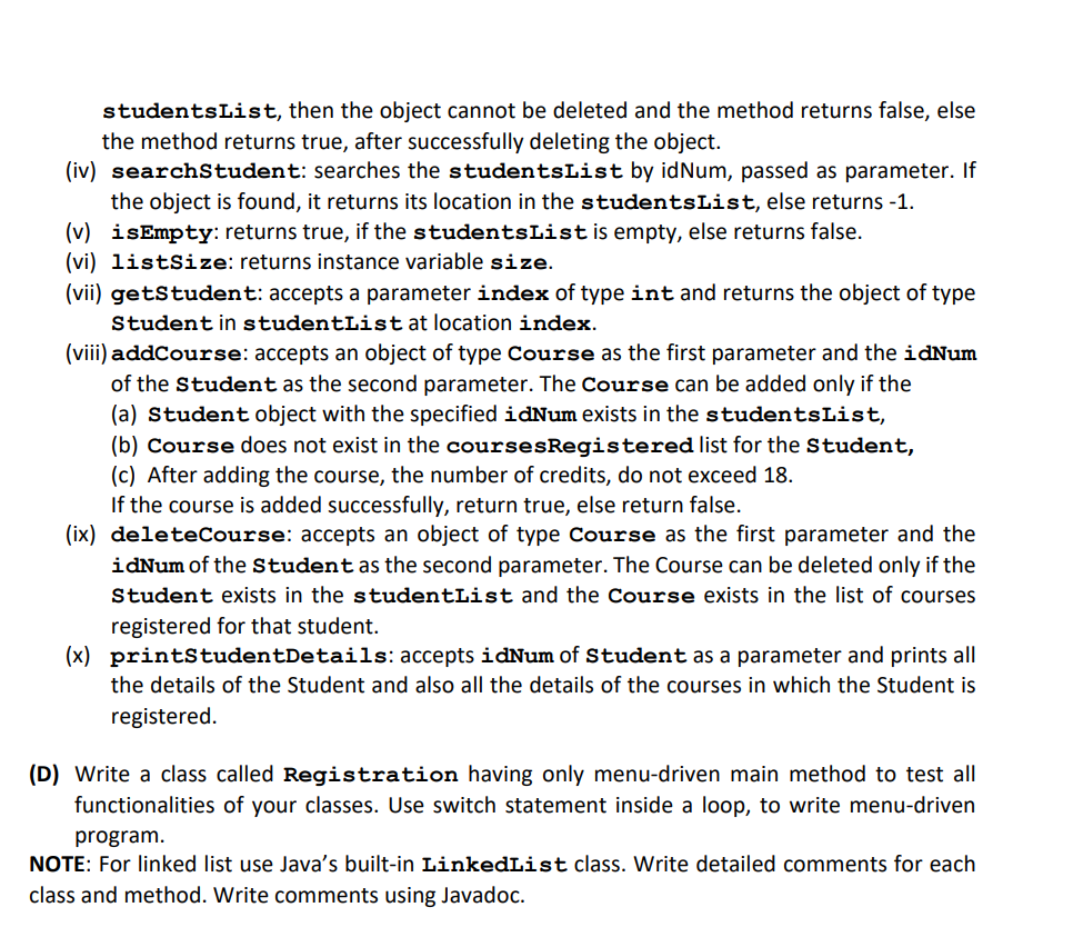 Solved It is required to develop an application in Java to | Chegg.com