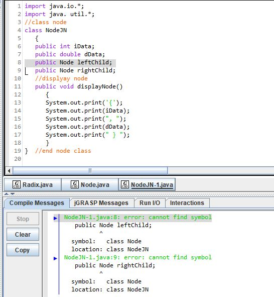 Solved what i am getting the cannot find symbol error in my | Chegg.com