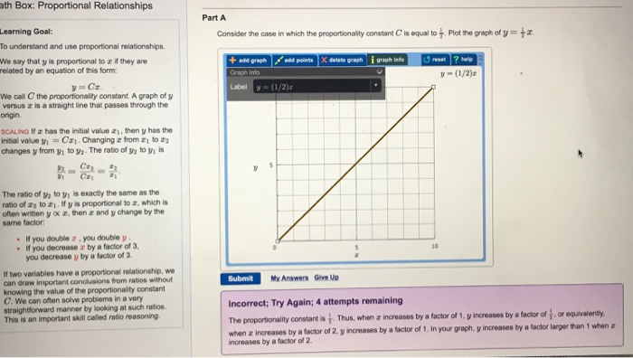Solved To Understand And Use Proportional Relationships We Chegg