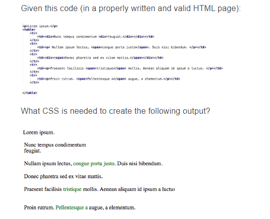 Solved Given this code in a properly written and valid HTML | Chegg.com