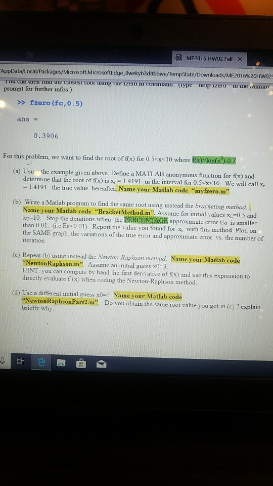 Solved Please use matlab for this problem. A,B, C, D and | Chegg.com