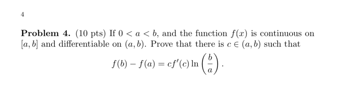 Solved Problem 4. (10 Pts) If 0