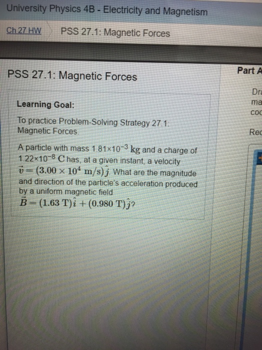 Solved University Physics 4B Electricity And Magnetism Ch 27 | Chegg.com