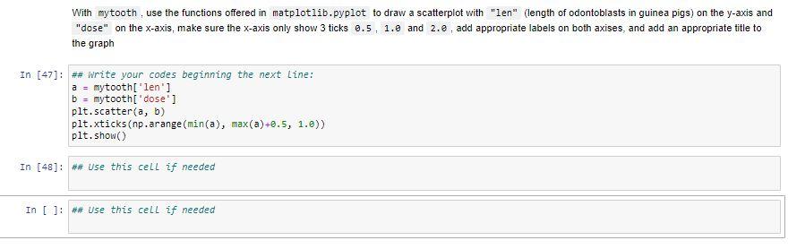 Using Python: 1. 2. Part 1,2,3,4 and have | Chegg.com
