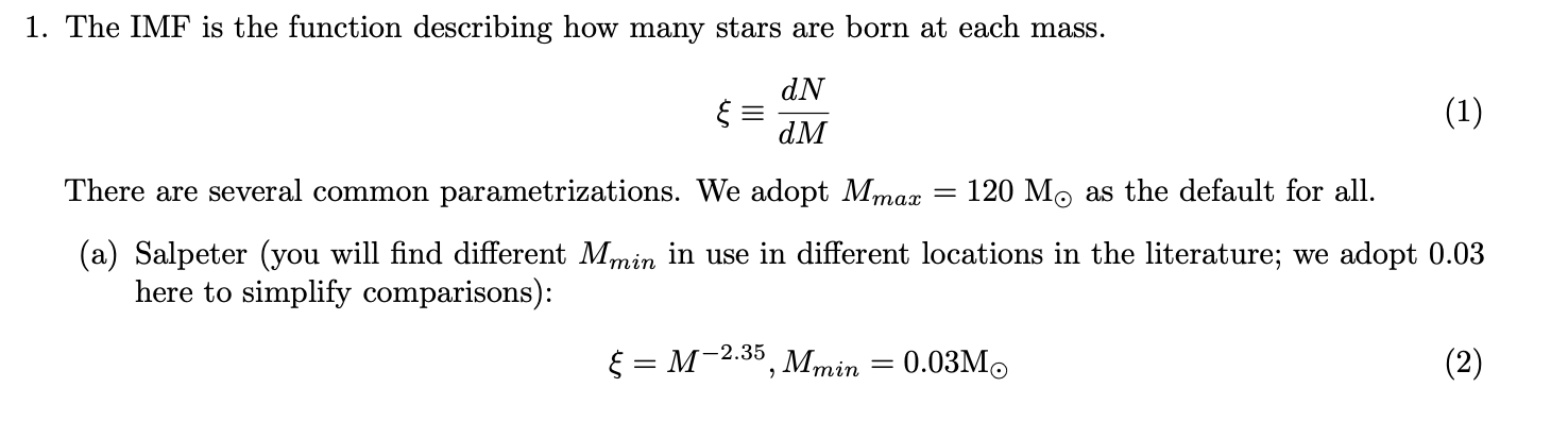 ξ≡dmdn There Are Several Common Parametrizations We