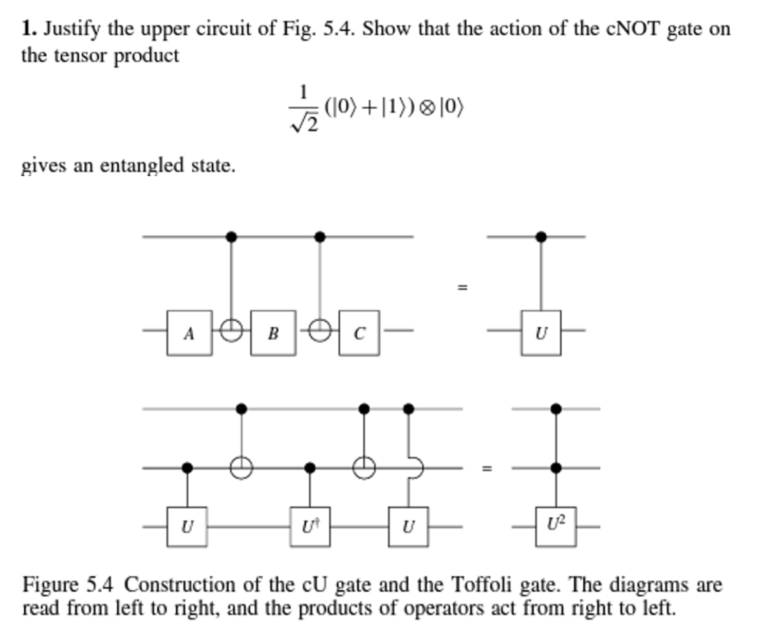 Solved 1. Justify the upper circuit of Fig. 5.4. Show that | Chegg.com
