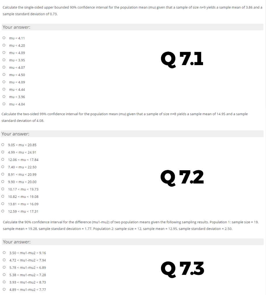 Question 1 Calculate The Single Sided Upper Chegg Com
