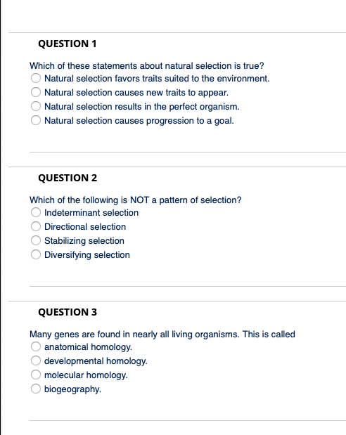 Solved QUESTION 1 Which of these statements about natural | Chegg.com