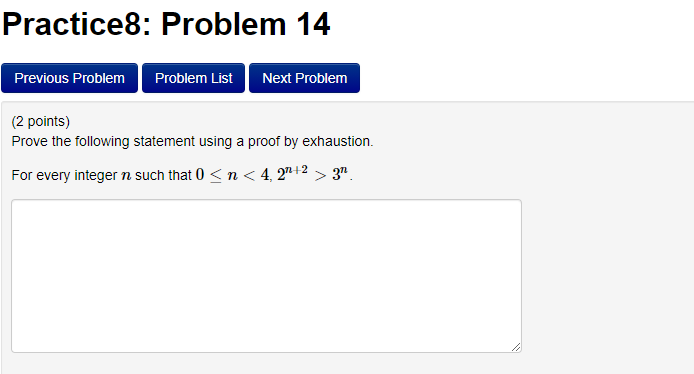 Solved Practice8: Problem 14 Previous Problem Problem List | Chegg.com