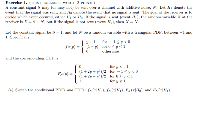 Solved Exercise 1. THIS PROBLEM IS WORTH 2 POINTS) A | Chegg.com