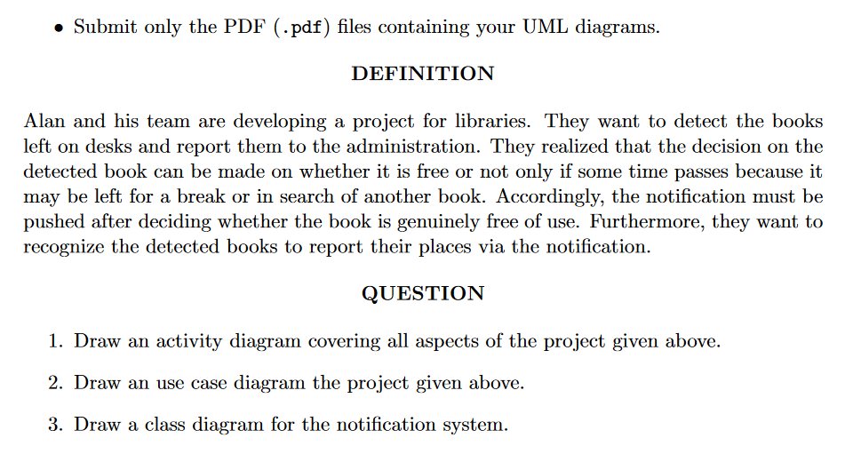 Solved - Submit Only The PDF (.pdf) Files Containing Your | Chegg.com