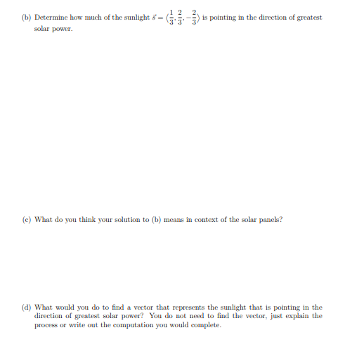 Solar Panel Math Solved (4) You are doing some calculations about a solar | Chegg.com