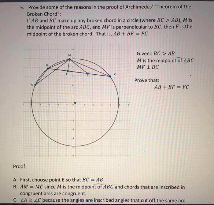 Solved Problem Set: Greek Mathematics After Euclid 1. There | Chegg.com