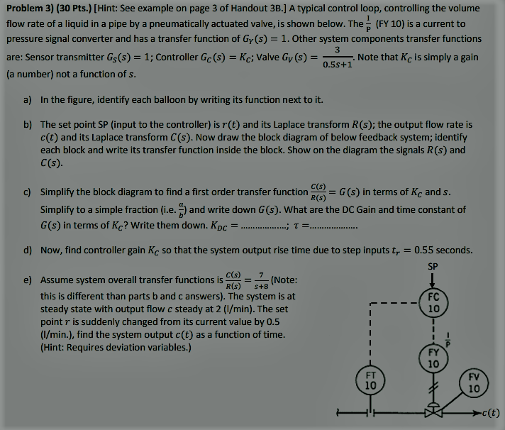 Solved Problem 3) (30 Pts.) (Hint: See example on page 3 of | Chegg.com