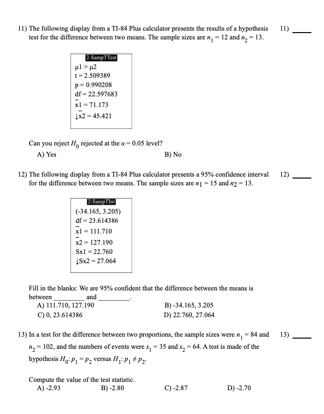 sample size hypothesis test calculator
