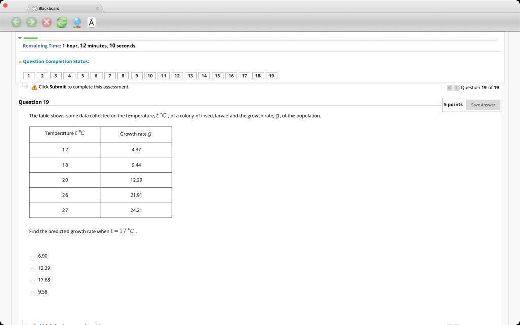 Solved Blackboard A Remaining Time: 1 hour, 12 minutes, 18 | Chegg.com