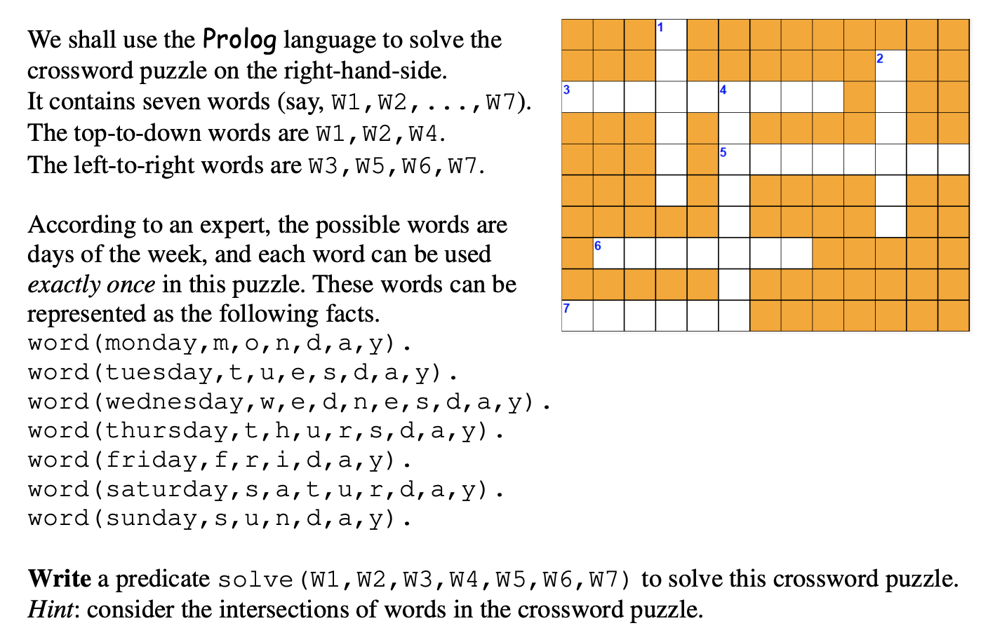Solved 1 2 3 14 We shall use the Prolog language to solve | Chegg.com